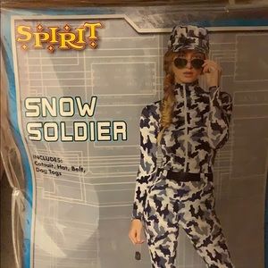 Snow soldier Halloween costume